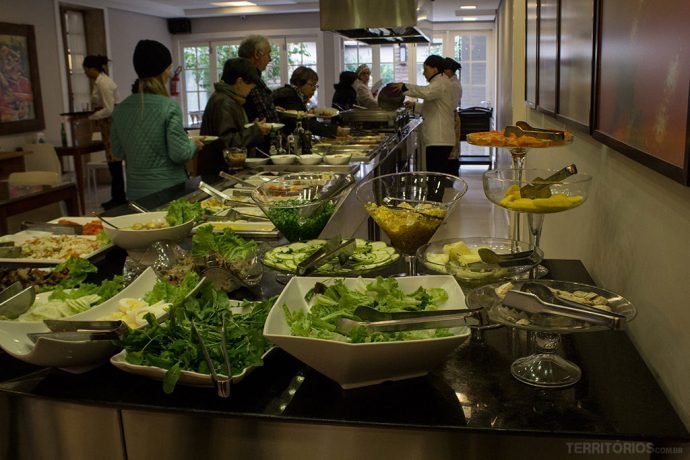 Buffet no almoço