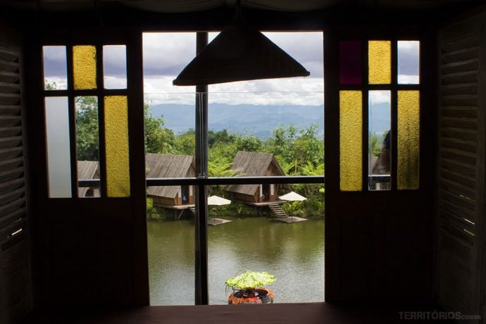Almoço com vista no Dusun Bambu