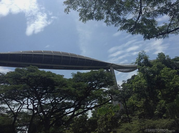 Ponte Henderson Waves vista da Henderson Road
