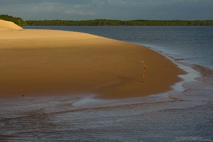 Praia no Delta do Parnaíba