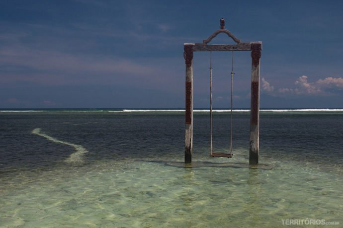 Balanço em Gili Trawangan, Lombok - Indonésia