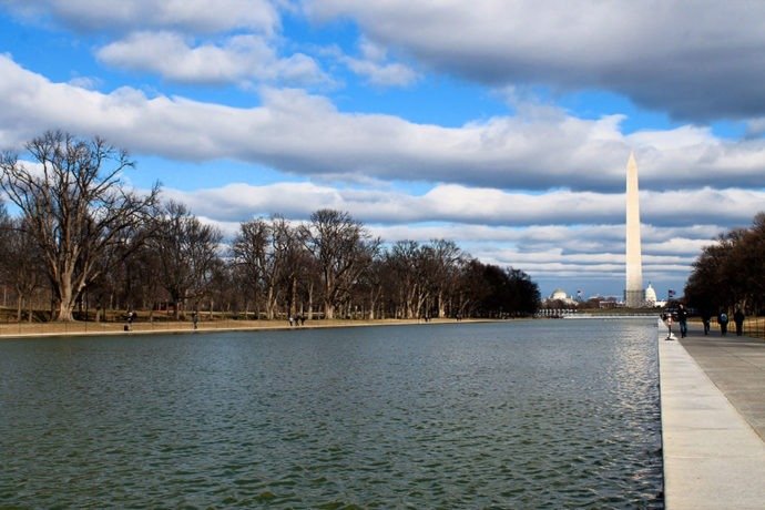 Obelisco e Capitólio mais ao fundo