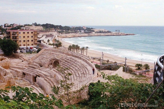 Anfiteatro Romano em Tarragona, Catalunia - Espanha