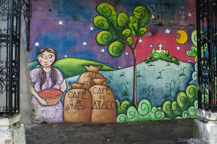 O café de Ataco movimenta a economia local e faz parte da história do povo de Concepción de Ataco – El Salvador O café de Ataco movimenta a economia local e faz parte da história do povo de Concepción de Ataco – El Salvador