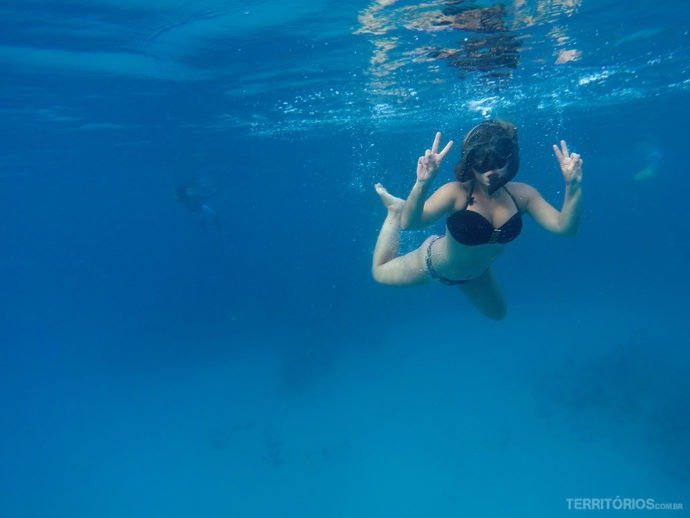 Mergulho no azul