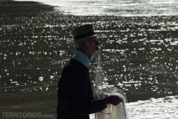 Pescador em Santa Catarina