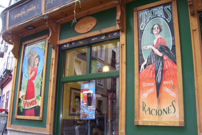 Boteco típico em Madrid Boteco típico em Madrid