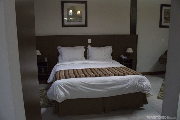 Suíte com sala, varanda e hidromassagem