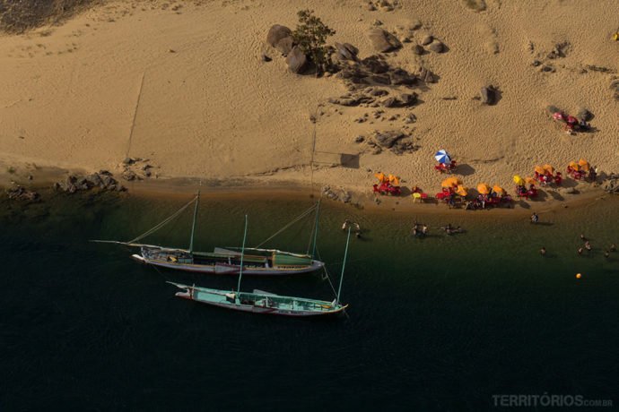 Praia no rio São Francisco