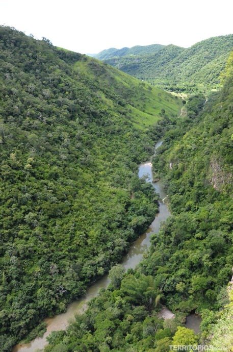 Vista para o Rio Salobra Vista para o Rio Salobra