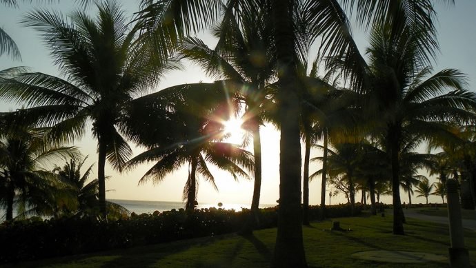 Pôr do sol em Barú