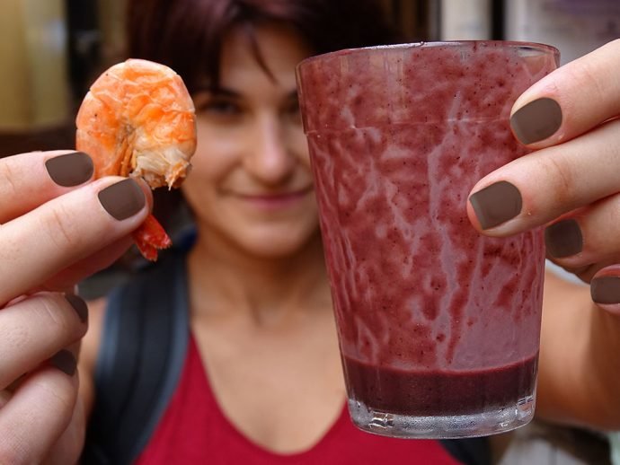 Açaí com camarão?!!!
