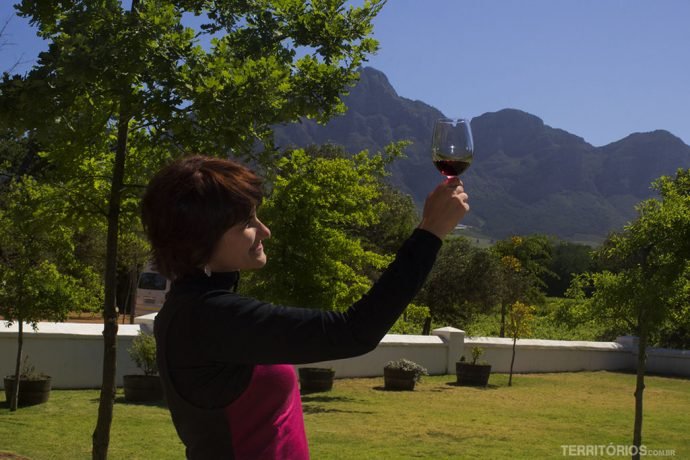 Dia de conhecer vinícolas em Stellenbosch
