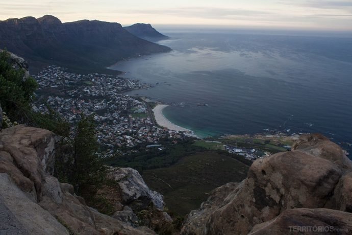 Vista do topo da Lion's Head