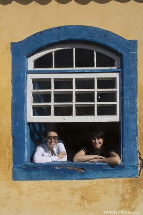 Eu e Alexandra percorremos a Rota Farroupilha e aqui estamos em Laguna Eu e Alexandra percorremos a Rota Farroupilha e aqui estamos em Laguna