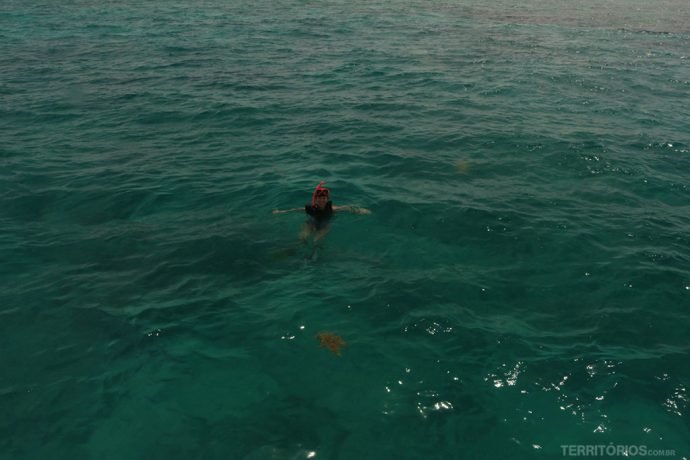 O mar do caribe em Key West - road trip: Flórida