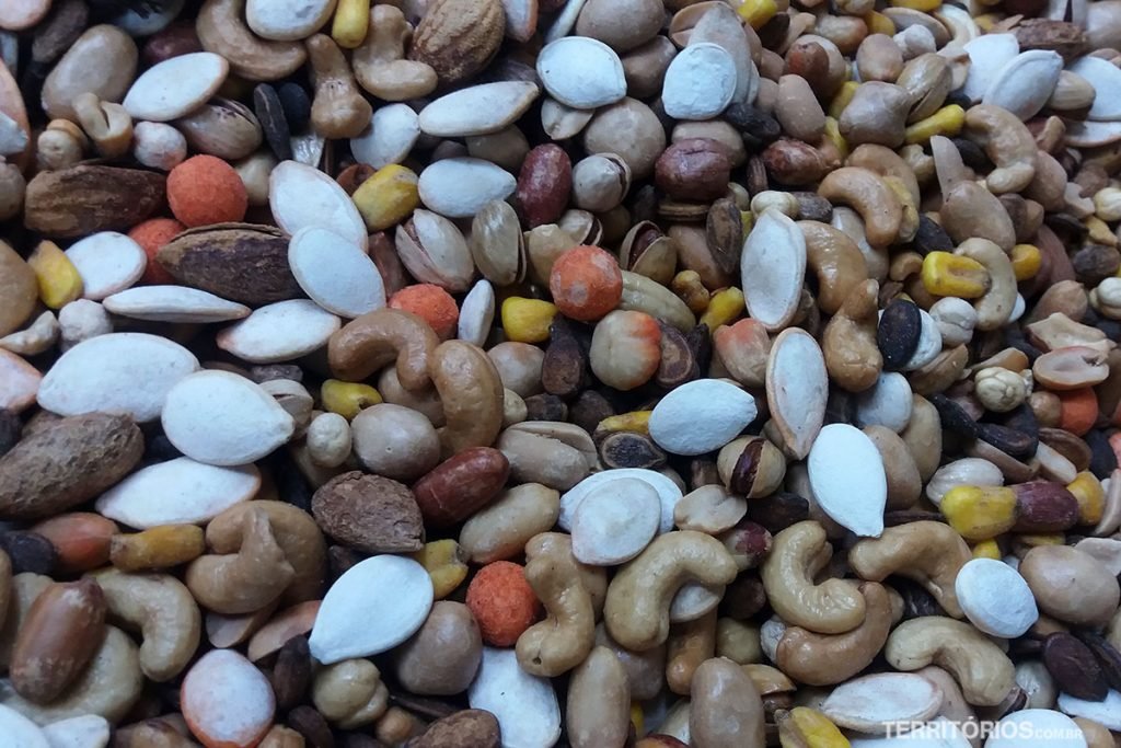 Castanhas presentes na comida árabe