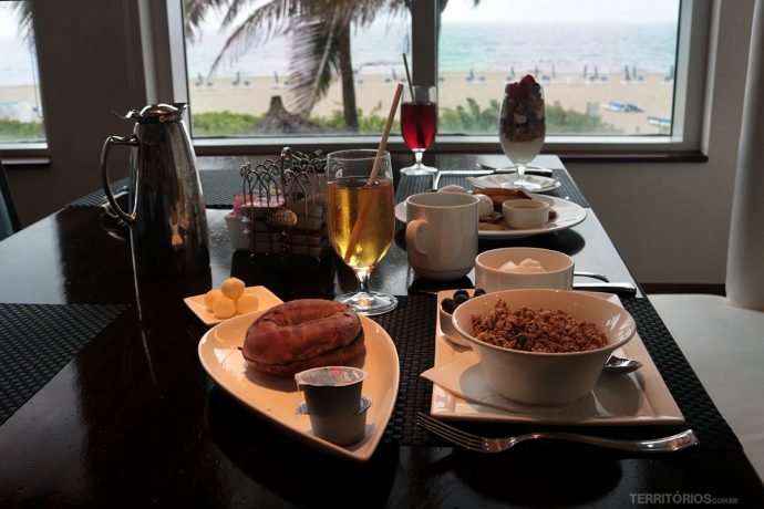 Café da manhã no 3800 Ocean