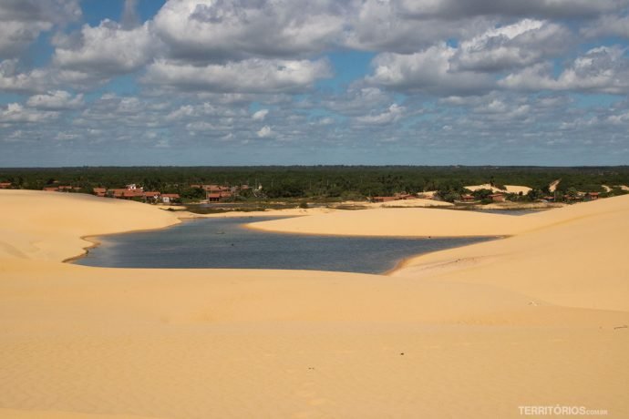 Lagoas ser formam depois da temporada de chuvas