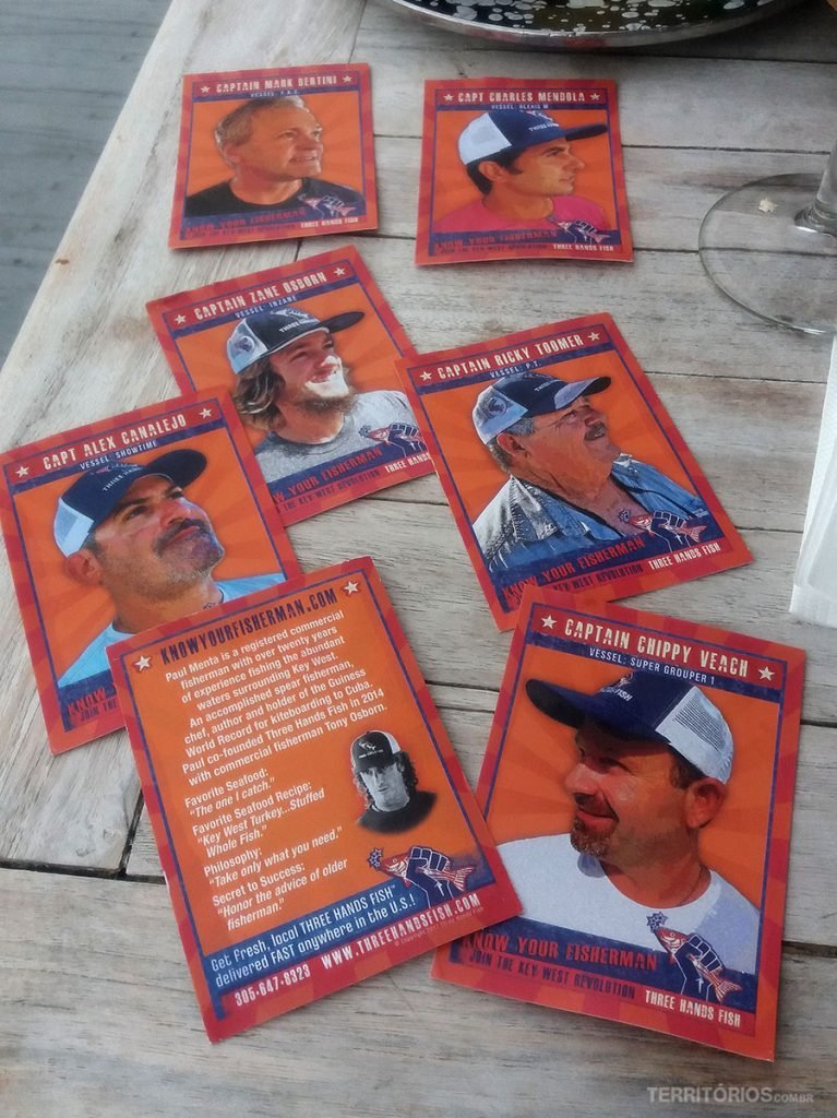 Cartões mostram quem são os pescadores Cartões mostram quem são os pescadores