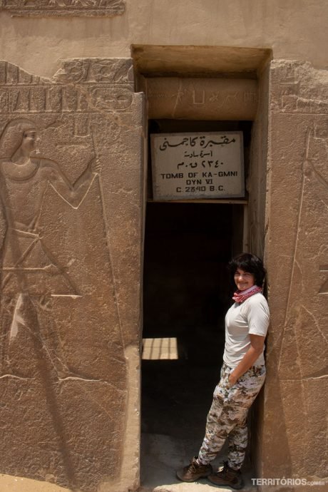 Uma das tumbas de Saqqara Uma das tumbas de Saqqara
