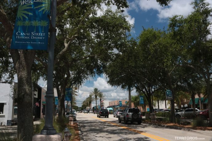 Canal Street no centro histórico