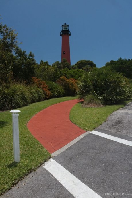 Acesso ao Jupiter Inlet Lighthouse Acesso ao Jupiter Inlet Lighthouse