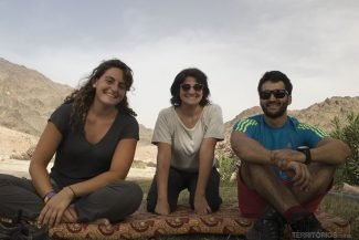Descanso no fim da trilha com Hana e Fouad, da Treks Descanso no fim da trilha com Hana e Fouad, da Treks
