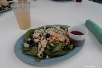 Almoço saudável no spa