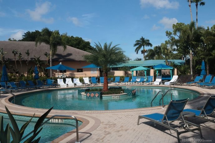 Piscinas com sais minerais