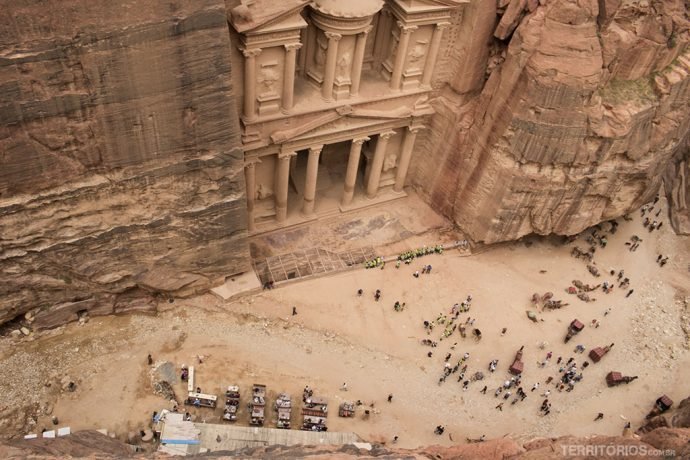 O Tesouro de Petra visto de camarote
