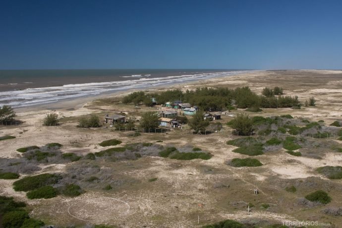 Vista do alto do Farol de Mostardas