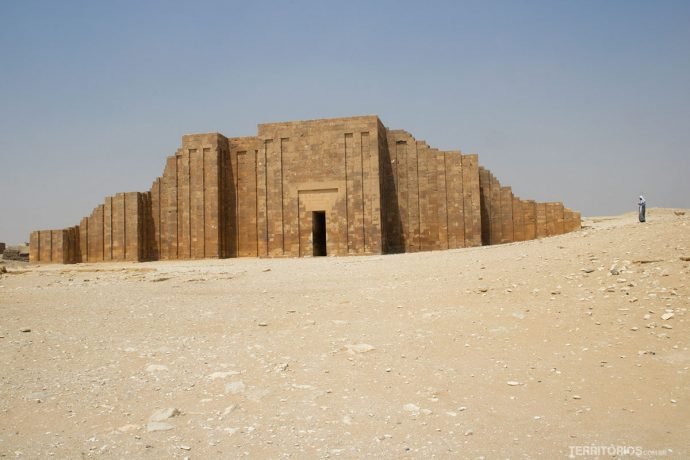 Entrada do complexo Imhotep e Saqqara