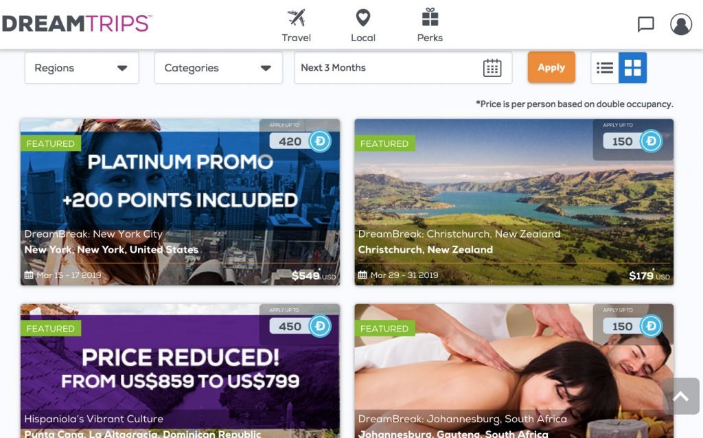 DreamTrips é confiável