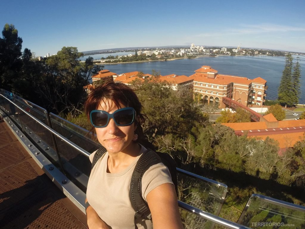 Vista das passarelas do Kings Park