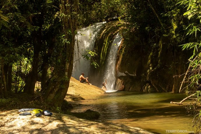 Poço da Ducha no Parque Estadual de Ilhabela