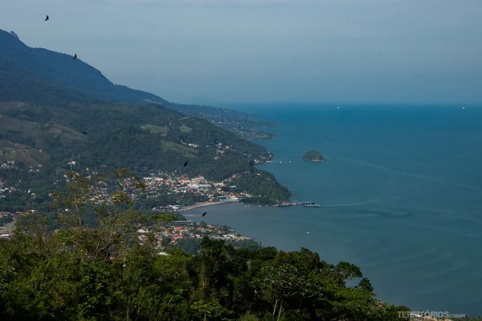 Vista para Ilhabela do Mirante