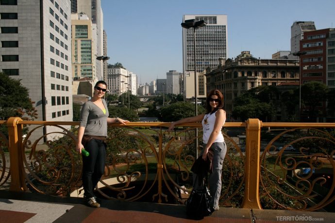 Viaduto do Chá é um dos pontos no centro de São Paulo