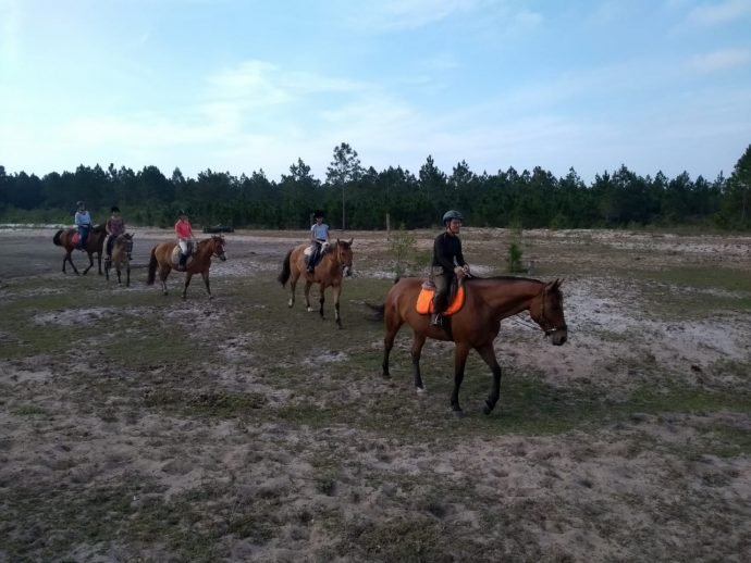 Cavalgada na Guarda do Embaú
